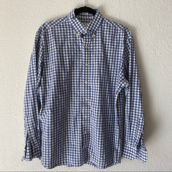 Todd Snyder Other - Todd Snyder Men Gingham Checkered Dress Shirt 16.5 32/33